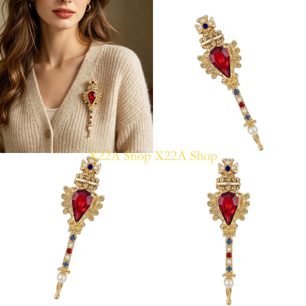Unique Women'S Formal Wear - Unique Retro Magical Wand Brooch With