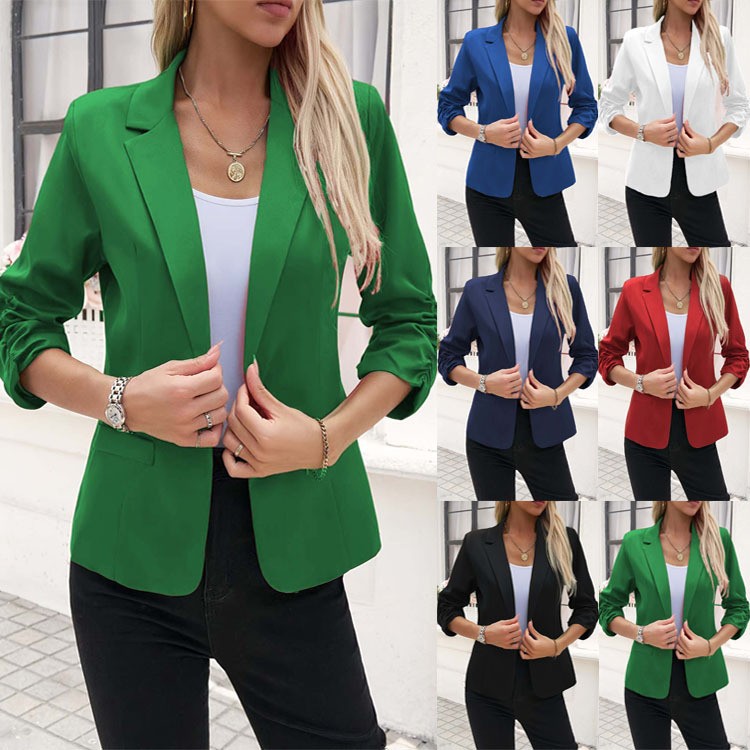 Women Formal Wear With Blazer - 2026 new European and American women's