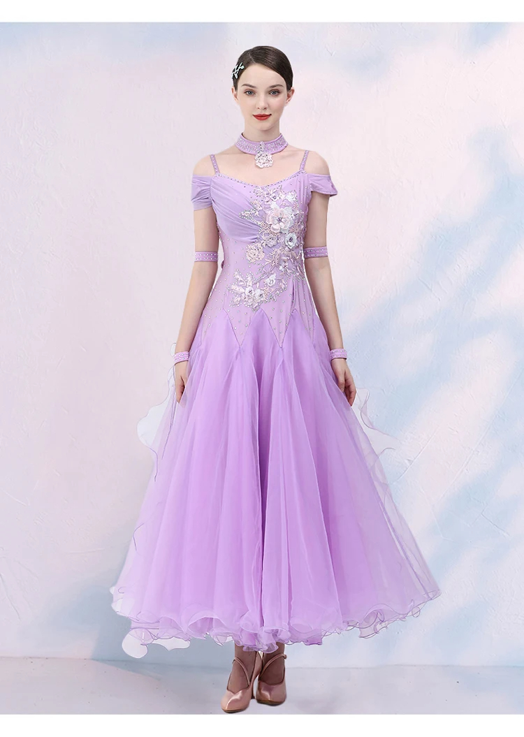 Women'S Red Formal Wear - Sling Standard Competition Dress Modern Dance