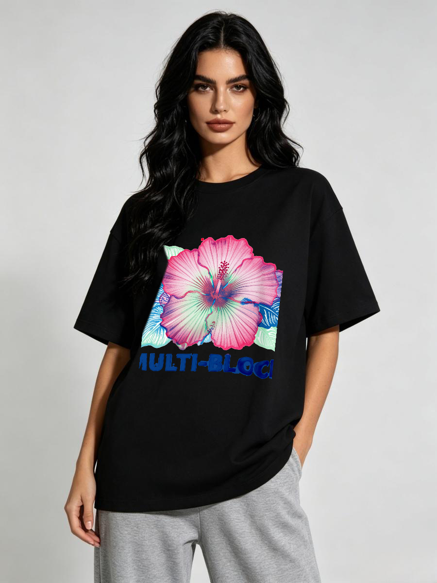 Women'S Formal Traditional Wear - T Shirts Woman Block Print Hand