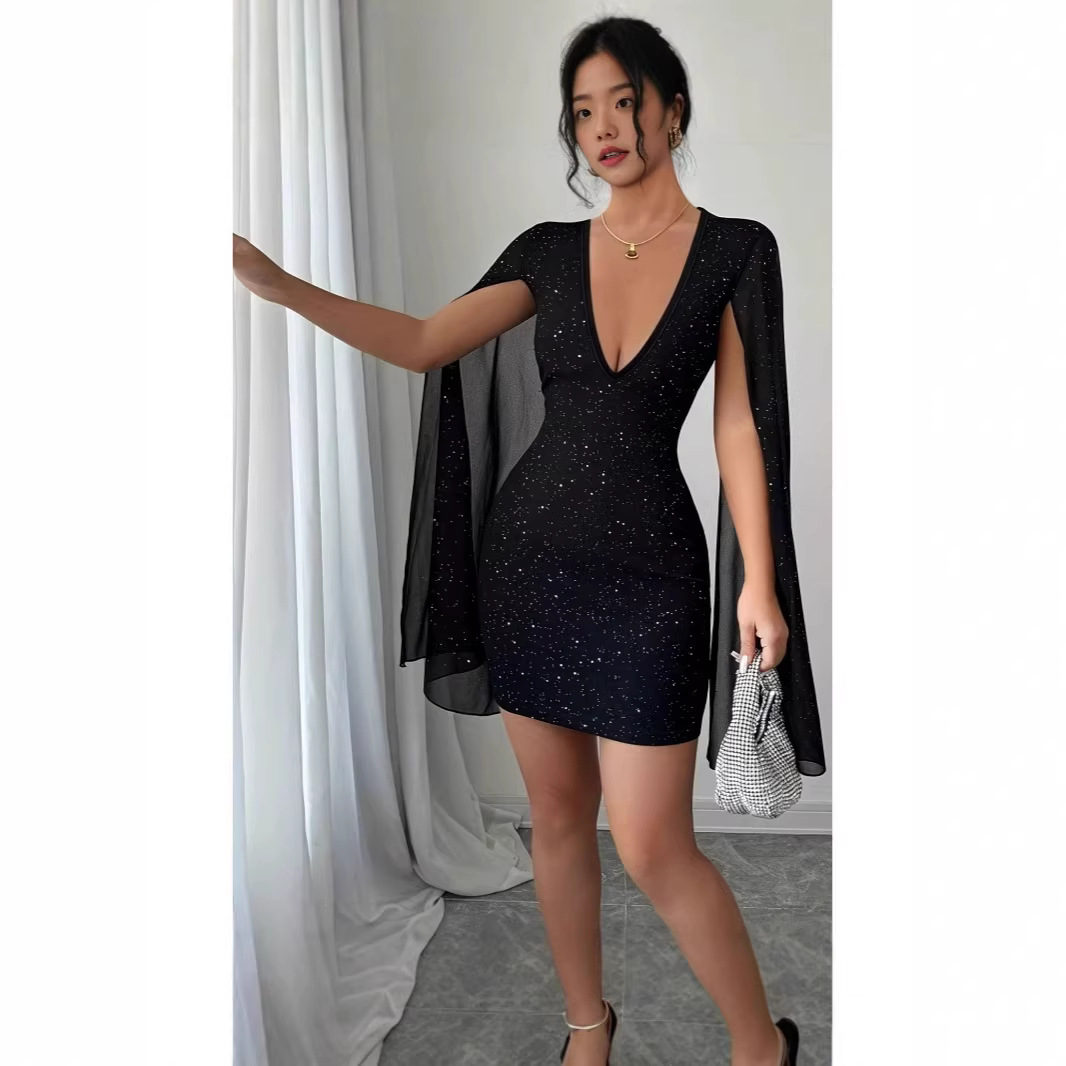 V Neck Bodycon Midi Dress Eleg - огляд і ціна Women Formal Wear H&M
