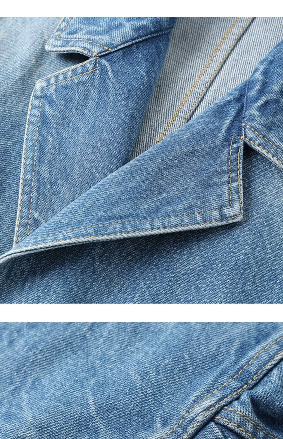 Blue Washed Retro Denim Jacket - огляд і ціна Unique Women'S Formal Wear