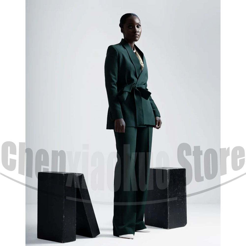 Women Suit Belted Blazer and W - огляд і ціна Women Formal Wear Designers