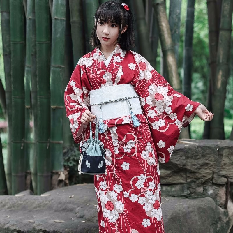 Red Japanese Yukata Kimono Fem - огляд і ціна Women'S Formal Traditional Wear