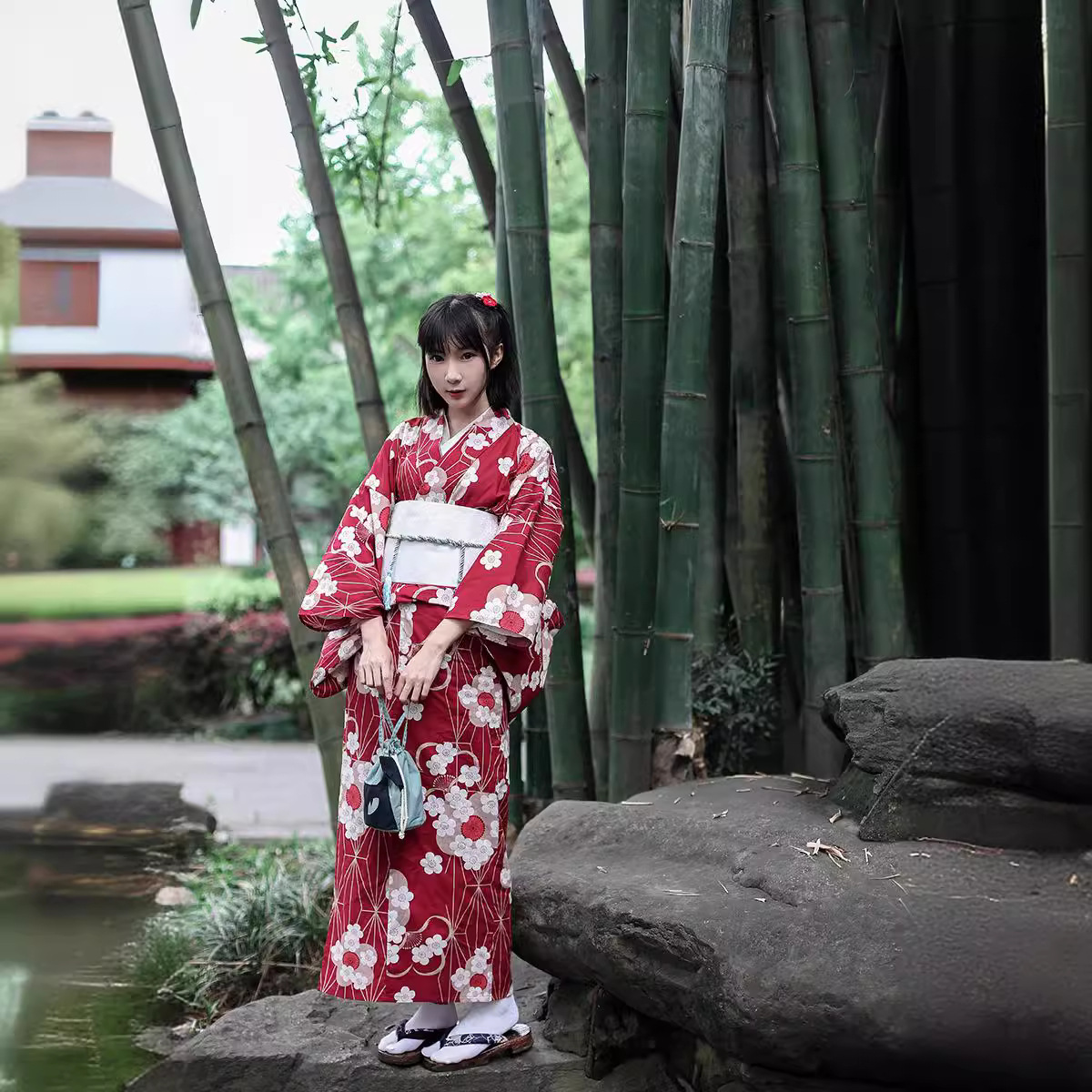 Red Japanese Yukata Kimono Fem - огляд і ціна Women'S Formal Traditional Wear