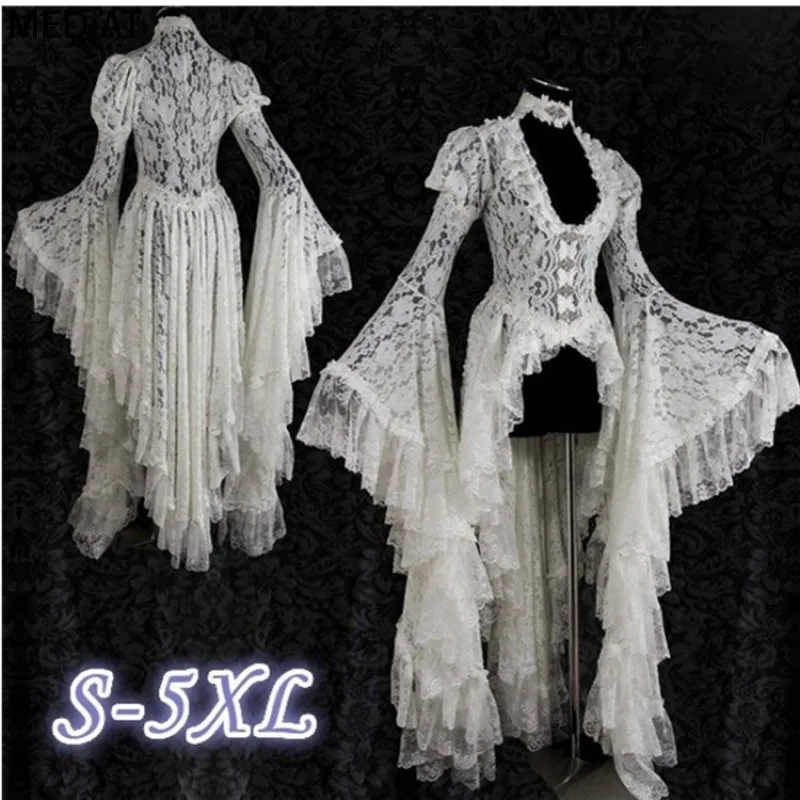 Gothic Women White Vintage Sol - огляд і ціна Victorian Women'S Formal Wear