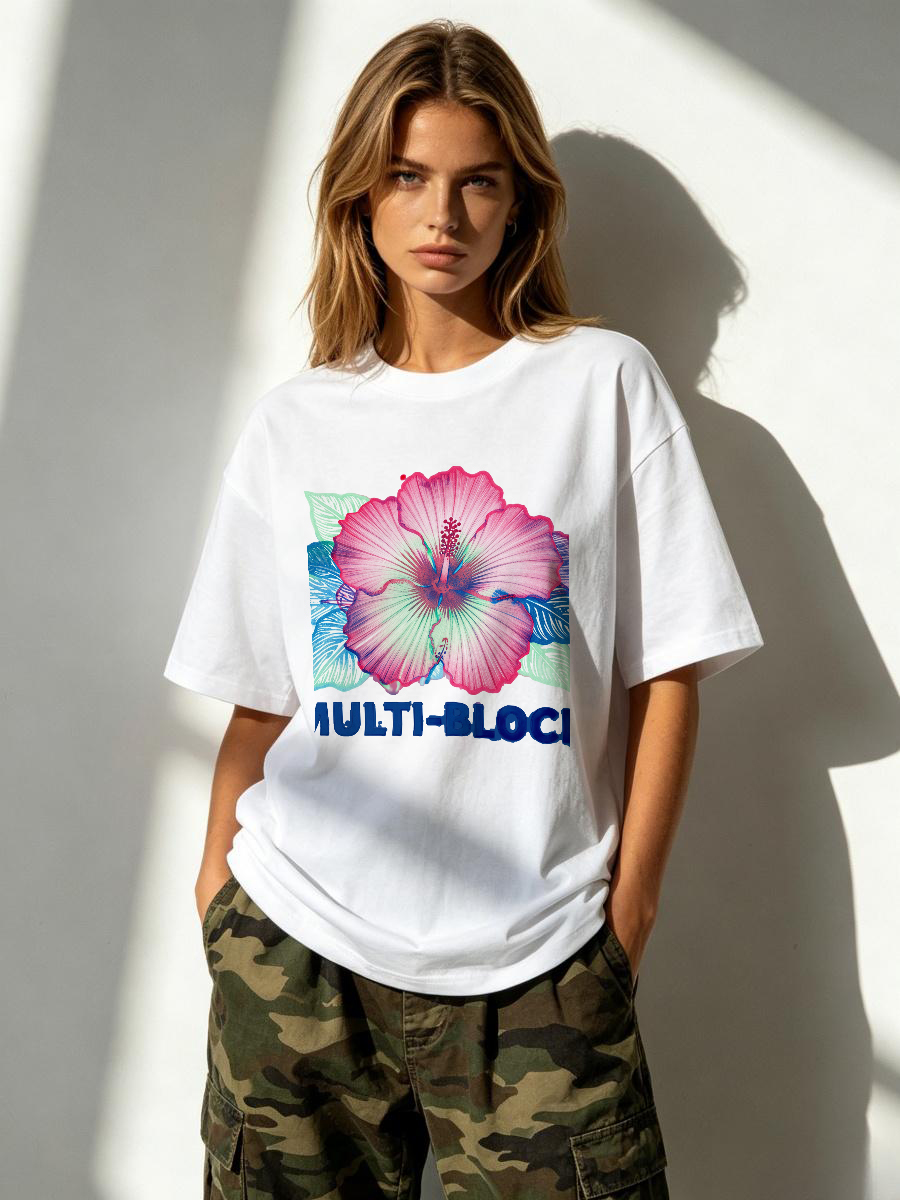 T Shirts Woman Block Print Han - огляд і ціна Women'S Formal Traditional Wear