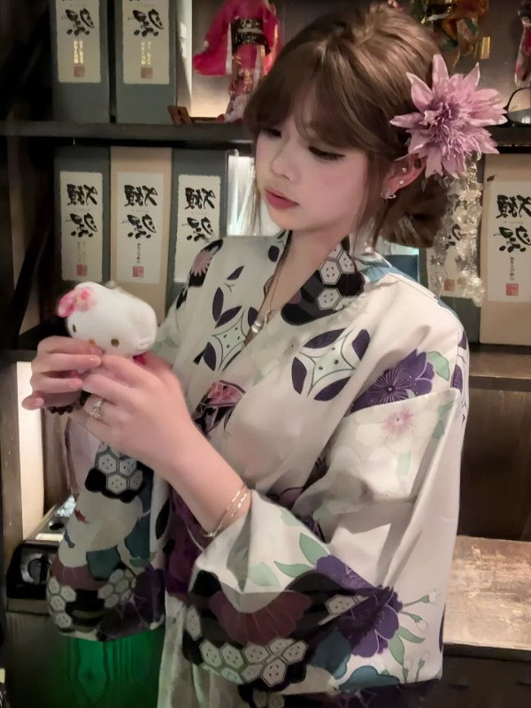Traditional Purple Kimono Bath - огляд і ціна Women'S Formal Traditional Wear