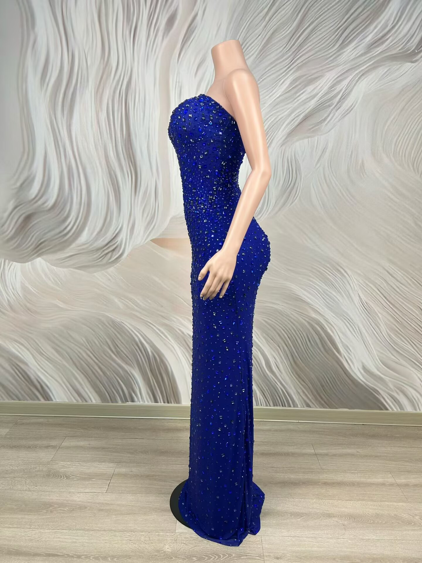 Sparkly Rhinestone Blue Strapl - огляд і ціна Women'S Red Formal Wear
